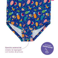 BODY EXTENSÍVEL MANGA LONGA TROPICAL - loja online