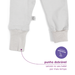 CALÇA BÁSICA EXTENSÍVEL DUO COLOR AZUL/OFF - Pipe e Guca