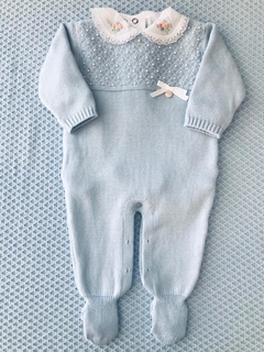 CONJUNTO MINI-PÉROLAS MACACÃO + MANTA AZUL - comprar online