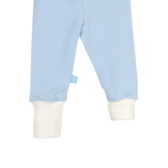 CALÇA BÁSICA EXTENSÍVEL DUO COLOR AZUL/OFF - comprar online