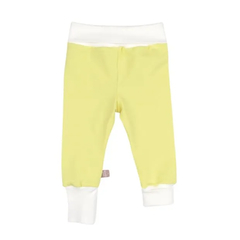 CALÇA BÁSICA EXTENSÍVEL DUO COLOR AMARELO/OFF
