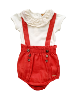 CONJUNTO ROMPER CORAL