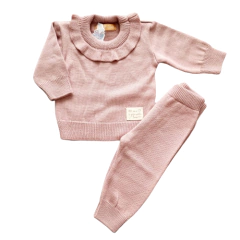 CONJUNTO TRICOT ROSE
