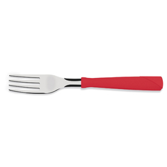 Tenedor de Mesa 12 Pz. New Kolor Rojo Tramontina *923162/970*
