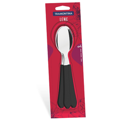 Cuchara de mesa 3 Pz. Leme Negro Tramontina *923183/300*