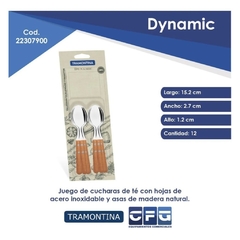 Cuchara de te Dynamic Tramontina x 12 *922307/900* - comprar online
