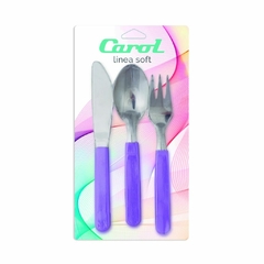 Cubiertos Niño X3 Carol *930360CAR* - comprar online