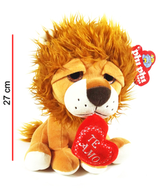 Leon con corazon Te amo 27cm *815356*