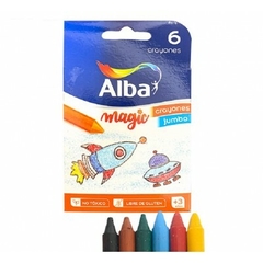 Crayones Alba Jumbo Chico x6 *68700889836*