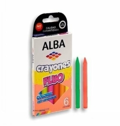 Crayones Alba Fluo x6 *68700997825*