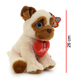 Perros con hocico corazon/flor 26 cm *817946* en internet