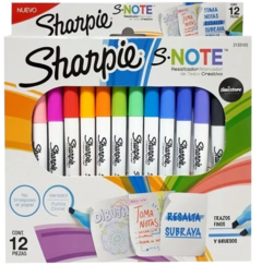 Marcadores S-Note Pack X12 Sharpie *62133103*