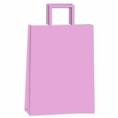 Bolsa Acuario Pastel Pink 22x10x30 cm Pack X10 *84726*