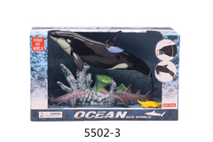 Animales del Oceano Orca y tiburones Wabro *8199576*