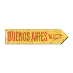 Cartel simple 7 x 35 cm *9300* - comprar online