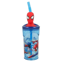 Vaso con figurine Spiderman 360 ml *9HA163*