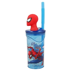 Vaso con figurine Spiderman 360 ml *9HA163* - Cindy Mayorista