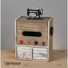 Caja Musical de Madera 17x11x26 cm *9HG8018*