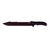 Machete Explorer de acero plegado color negro con hoja enteriza - comprar online