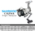 Reel "SHIMANO" Cazna 2500FA frontal - Bici Pesca Ventura