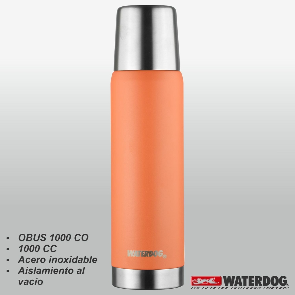 Termo Acero Inoxidable 1 Litro - Waterdog 1000cc