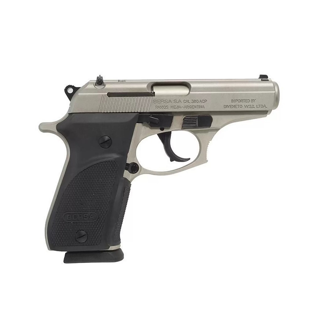 Pistola Bersa Modelo Thunder 380 Niquelada - Calibre .380ACP