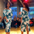 Verde y negro. Talle S