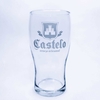 Pinta con logo de cerveza Castelo