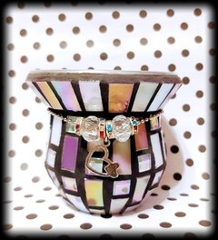 Mate  Shimmering While & Lilac & Rose