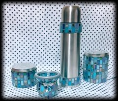 Set Matero completo Shimmering Light Blue
