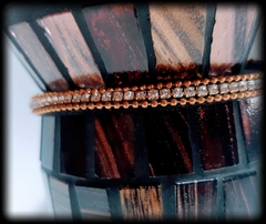 Mate shimmering brown with cristals - comprar online