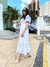 Vestido midi em algodão de seda Mercatto