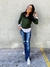 Calça Jeans Destroyd Bootcut com Abertura - Dadiva