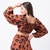 Cropped tecido estampado detalhe babado tamara - maranata