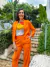 Conjunto Spencer e calça cintura alta em viscose Cheroy