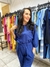 Blusa com manga 3/4 em crepe Madri Cheroy