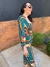 Blusa Cropped em Viscose de Seda com Lastex Estampada Mercatto - loja online