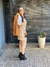 Vestido curto em viscose pata de galo Cheroy