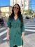 Vestido midi com manga 3/4 e amarração na cintura Cheroy na internet