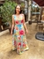 Vestido Longo Floral RM Crepe Romântico