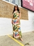Vestido tecido estampado em viscose um ombro só Mercatto - maranata