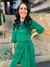 Conjunto blusa e saia envelope em linho na internet