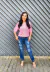 Blusa com decote careca em paetê vagas Cheroy - maranata