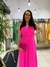 Vestido Drapeado sem mangas em chiffon Cheroy - maranata