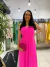 Vestido Drapeado sem mangas em chiffon Cheroy - maranata