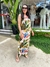 Vestido tecido estampado em viscose um ombro só Mercatto - loja online