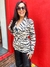 Casaqueto com faixa em Tweed Zebra Cheroy