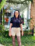 Shorts cintura alta em sarja Panamá pied de poule INSP - comprar online