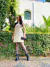 Vestido curto com bolsos em Tweed Nebraska Cheroy - comprar online