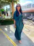 Vestido longo com babado CaCay - comprar online